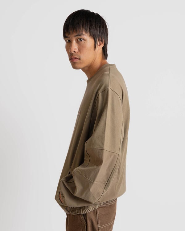 ROA Paneled Crewneck | RBMW089JY02-GRN0004 | AFEW STORE